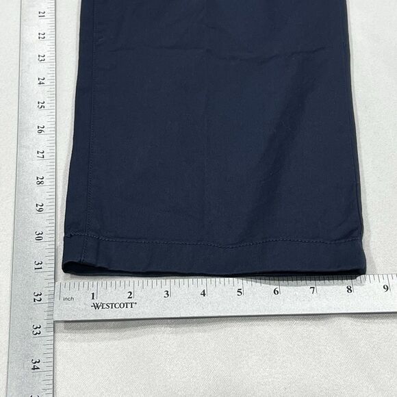 UNTUCKit Relaxed Fit Men Cotton Navy Blue Casual Chino Khaki Pants Size 38X31 - Picture 12 of 14